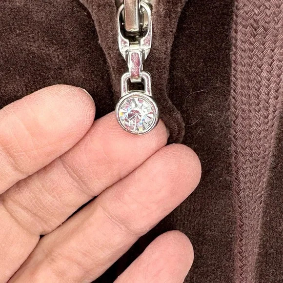 Express Brown Velour Tracksuit - Picture 6 of 10